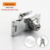 No-Drill Double Door Glass Cabinet Lock for Display & Pet Cabinets