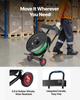 Banding Strapping Cart, Fit for PET / PP / Polyester Strapping Coils with 20.3 Cm Core Size, Heavy Duty Strapping Dispenser Equipped with Upgrade