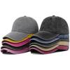 Unisex Baseball Cap Washed Adjustable Sun Hat Soft Top Peaked Hat Men Women Trucker Hat Vintage Outdoor Running Hat Adjustable