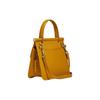 New COACH Willis Pebbled Leather Handbag Shoulder Bag Crossbody Bag Small Size Women's Yellow 5888-B4LQT