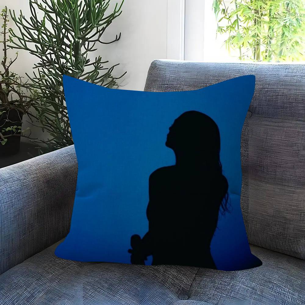 Singer Lorde Virgin Doublesided Printed pillow cover Short plush Suitable living rooms bedrooms sofas throw cushion cover