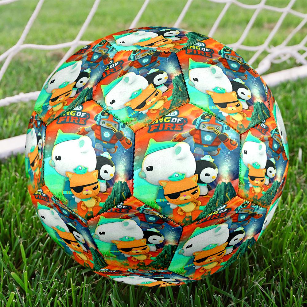 Octonauts Theme Size 5 Soccer Ball, Suitable for Both Indoor and Outdoor Matches, a Gift Suitable for Everyone.