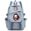 Anime Demon Slayer Ryggsekk Back To Schoolbag for Boy Girl Bookbag for Kid Gaver Menn Dame Reisebag Stor kapasitet ryggsekk
