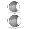 1-10Pcs Mini Hand-held Selfie Convex Mirror for Travel Trip Pocket Selfie Mirror INS Fashion Selfie Mirrors for Traveling Alone