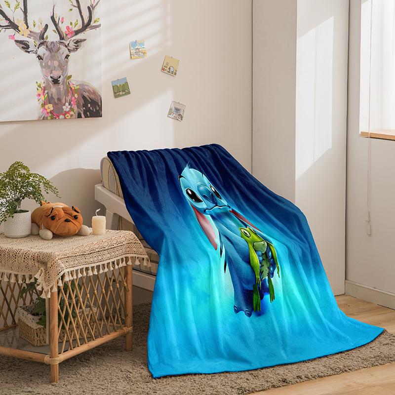 Cartoon Stitch Series Double-Sided Flannel 3D Digital Printing Blanket Blanket