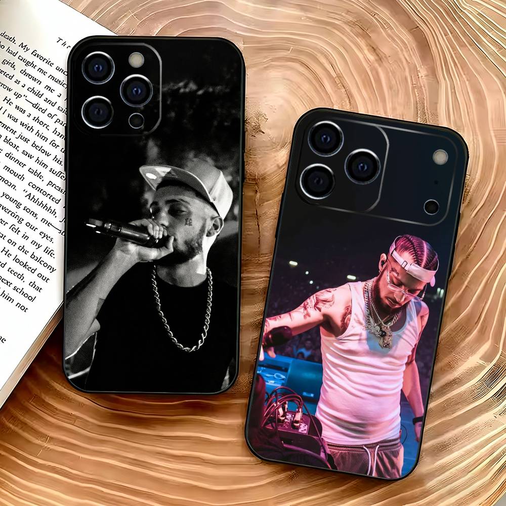 J-JC R-REYES Tour 2025 Phone Case For iPhone 17,16,15,14,13,12,11 Plus,Pro Max,XS,Soft Silicone Black Cover