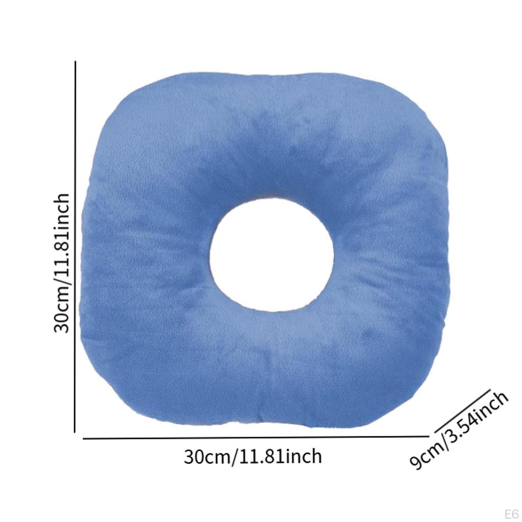 Breathable Ear Piercing Cushion with Hole, Soft Support for Earphones, Earplugs And