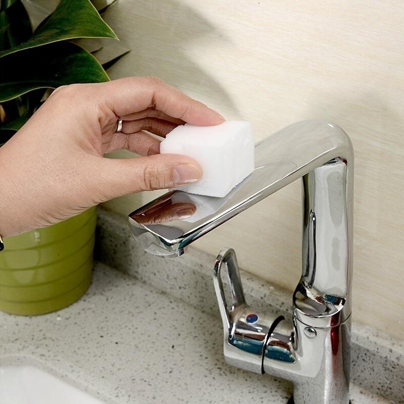 100 Pcs High Qulity Magic Sponge Eraser Cleaner Home Kitchen Office Car Dirty Cleaning Tool ARI