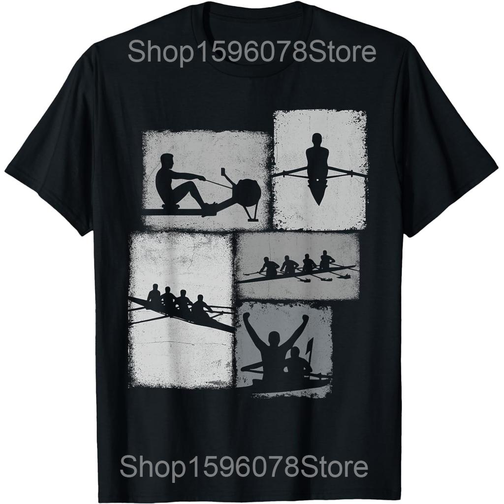 The Real Parts of The Boat Funny Rowing T Shirts Men Pure Cotton Humor Streetwear Tee Shirt Short Sleeve Unisex Loose Clothing