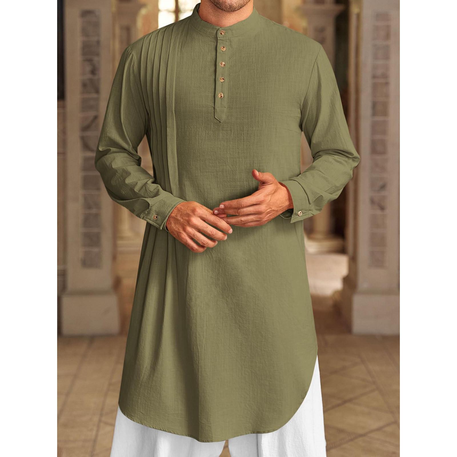 

Чоловіча довга сорочка мусульманська роба L