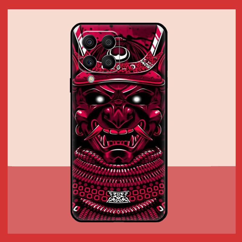 Samurai Mask Demon Case For Samsung Galaxy M56 M12 M06 M32 M52 M35 M55 M15 M11 M13 M14 M16 M36 M31 M53 M34 M54