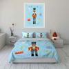 Nutcracker Christmas Pattern Bedding Duvet Cover Set  (1*Duvet Cover 2*Pillowcases, without duvet insert)