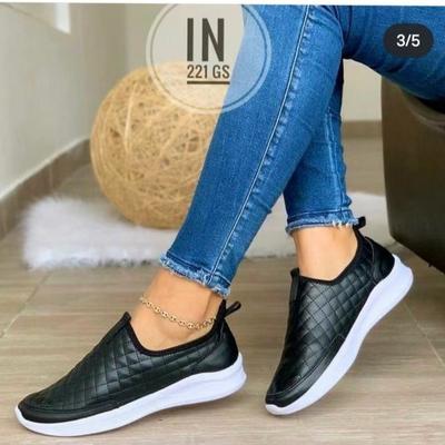 New Single Shoes Women's Autumn New Round Head Platform Casual Sports Shoes Women