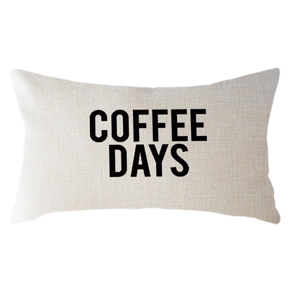 Minimalist Valentine's Day Pillow Case Linen 30x50cm Cushion Cover Home Decor