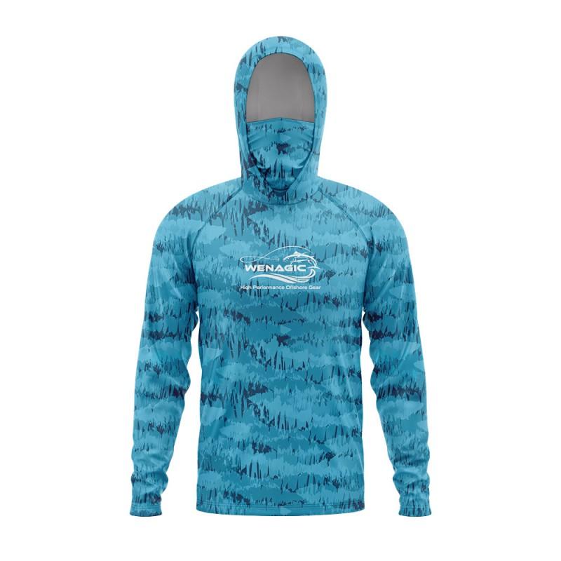 UPF 50 Quick-Dry Fishing Shirt Men Women Lightweight Breathable Hooded Long Sleeve Outdoor Angling Apparel