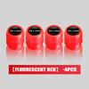 4/6/10pcs Car Tire Fluorescent Dustproof Wheel Valve Stem Caps For Hyundai N LINE i30 i20 Sonata Accent Tucson Elantra Azera KK10