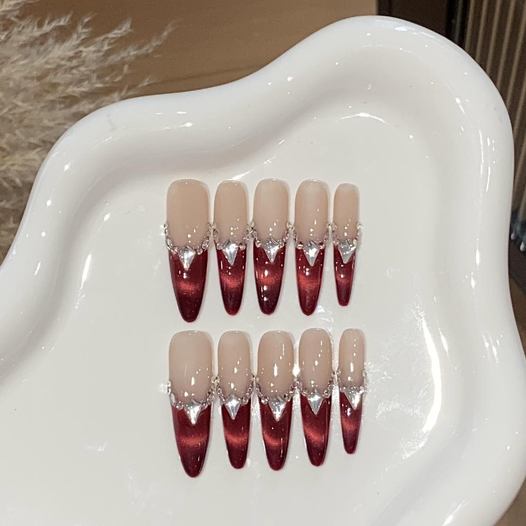 Cherry New Year Red Gradient Aurora Smiling French Cat Eyes Native Love Wear Armor