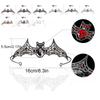 Simple Metal Halloween Bat Hairband Sparkling Dark Rhinestone Crowns Cosplay Props Multicolor Halloween Tiara Girl