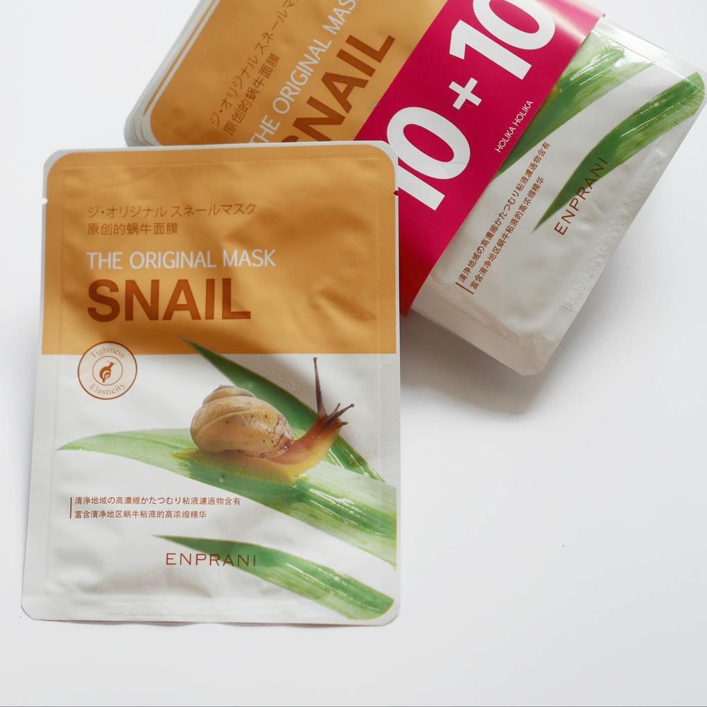 Enprani Snail Mask Pack 10+10