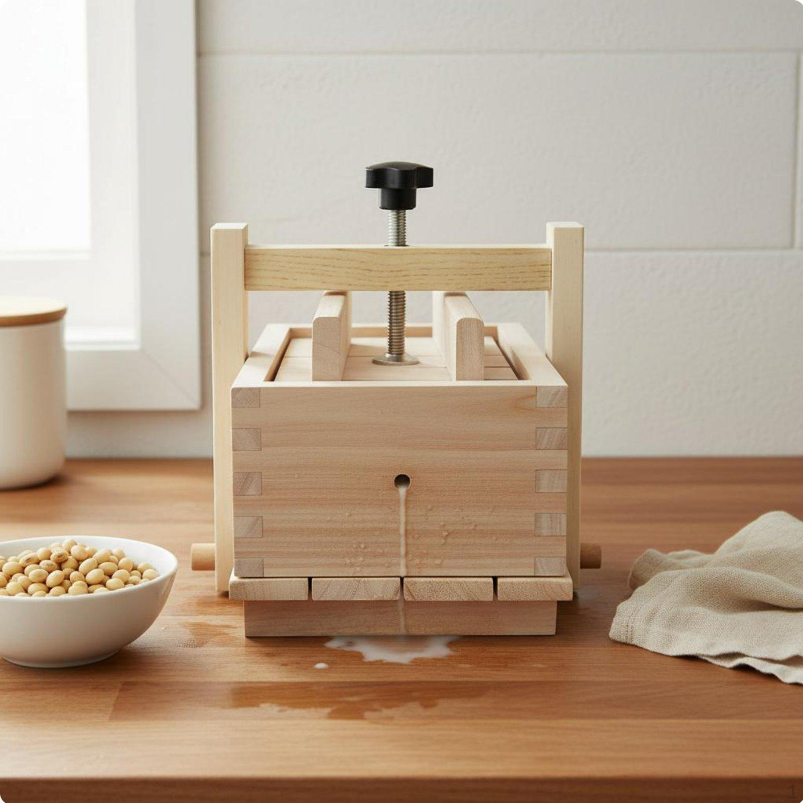 Koka tofu presēšanas kaste DIY, viegli