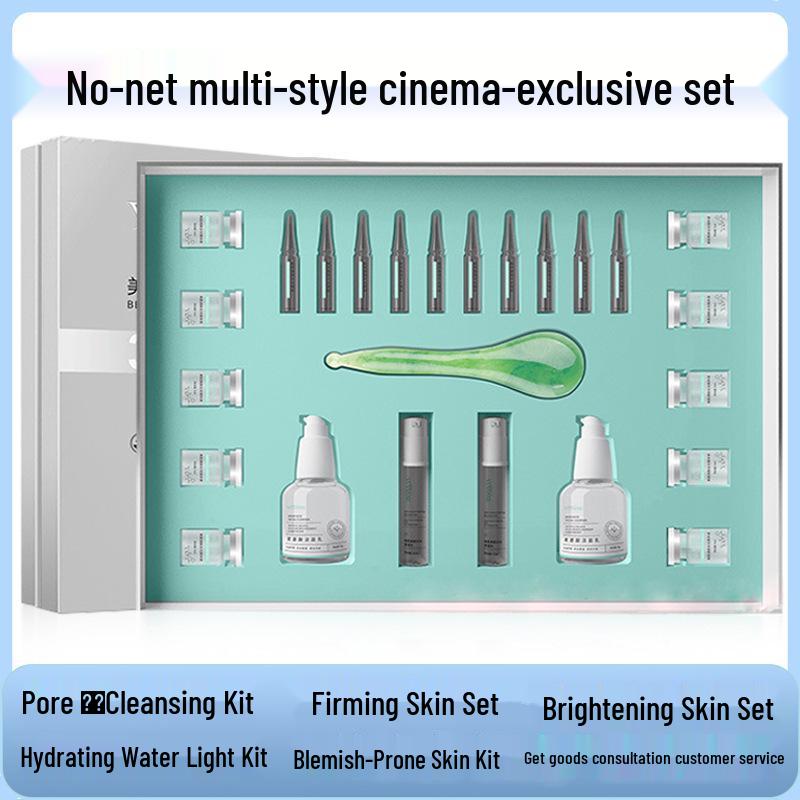 

Professional Facial & Eye Firming Skincare Set with Meridian Scraping & Spa Treatment