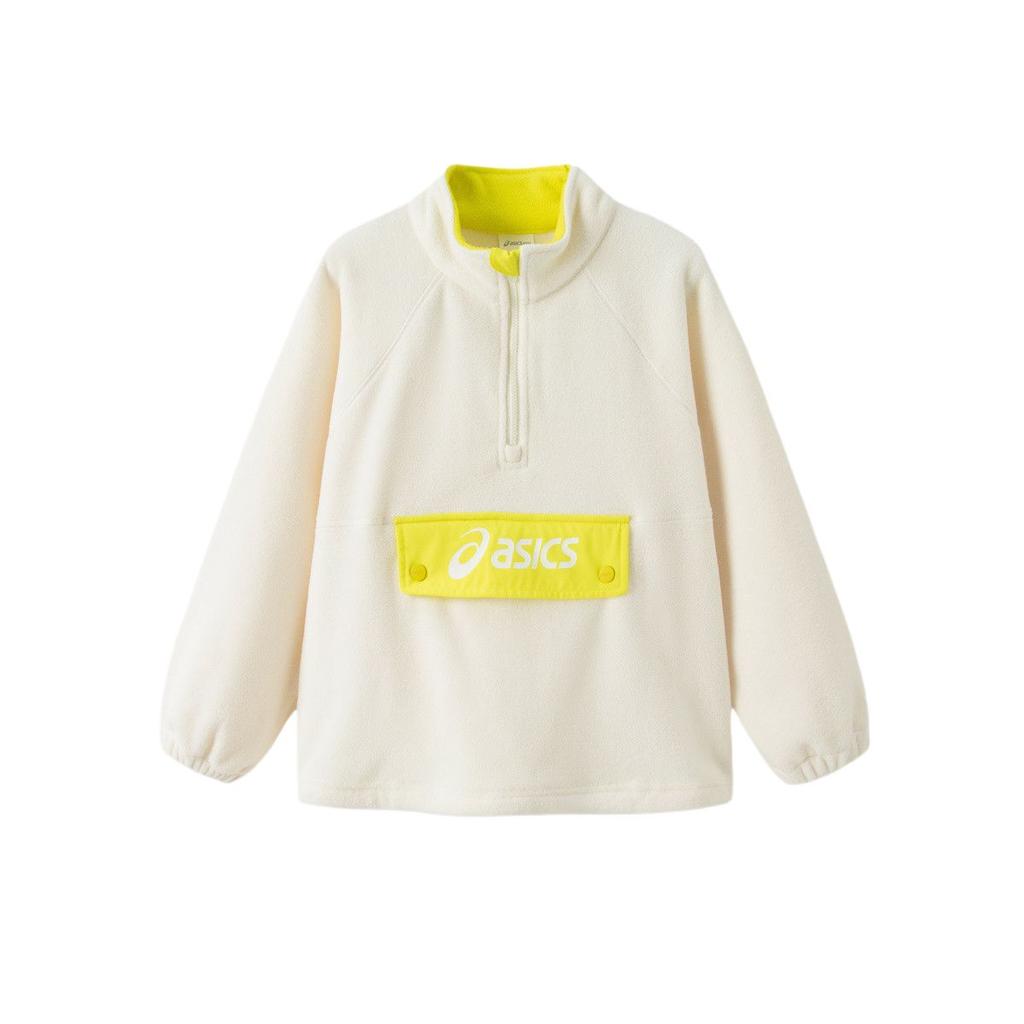 New Asics Sports Performance Sweatshirt Ecru Teenagers 333241213066-8853