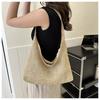 Woven Straw Tote Bag for Women Large Capacity Bucket Shoulder Handbag KTB