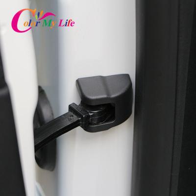Color My Life ABS Car Door Stopper Cover Door Lock Protection Covers for Jeep Compass 2017- Renegade 2015-