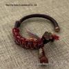 Tibetan Chicken Blood Vine Bracelet: Handmade Retro Style, Adjustable Ethnic Design