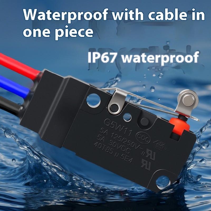 Waterproof Small Travel Limit Switches 2 Wire Normally Open/Closed Dustproof Control for Automation Devices Use