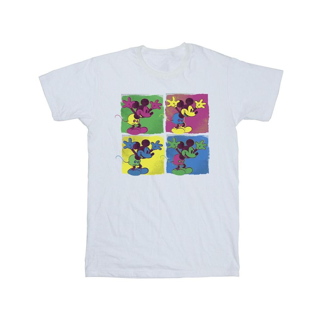 Disney Mens Mickey Mouse Pop Art T-Shirt