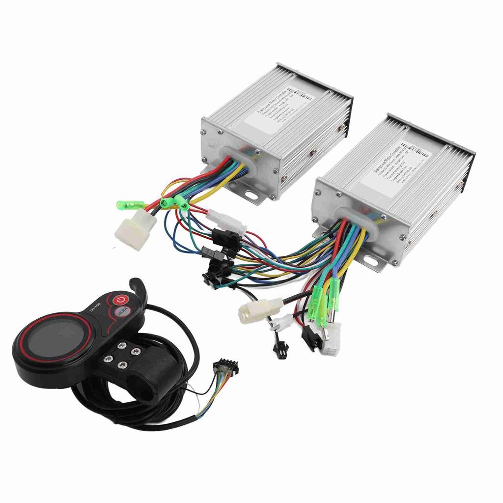 Dual Drive 3648V 450W Electric Bike Brushless Controller LH100 Color LCD Screen Display