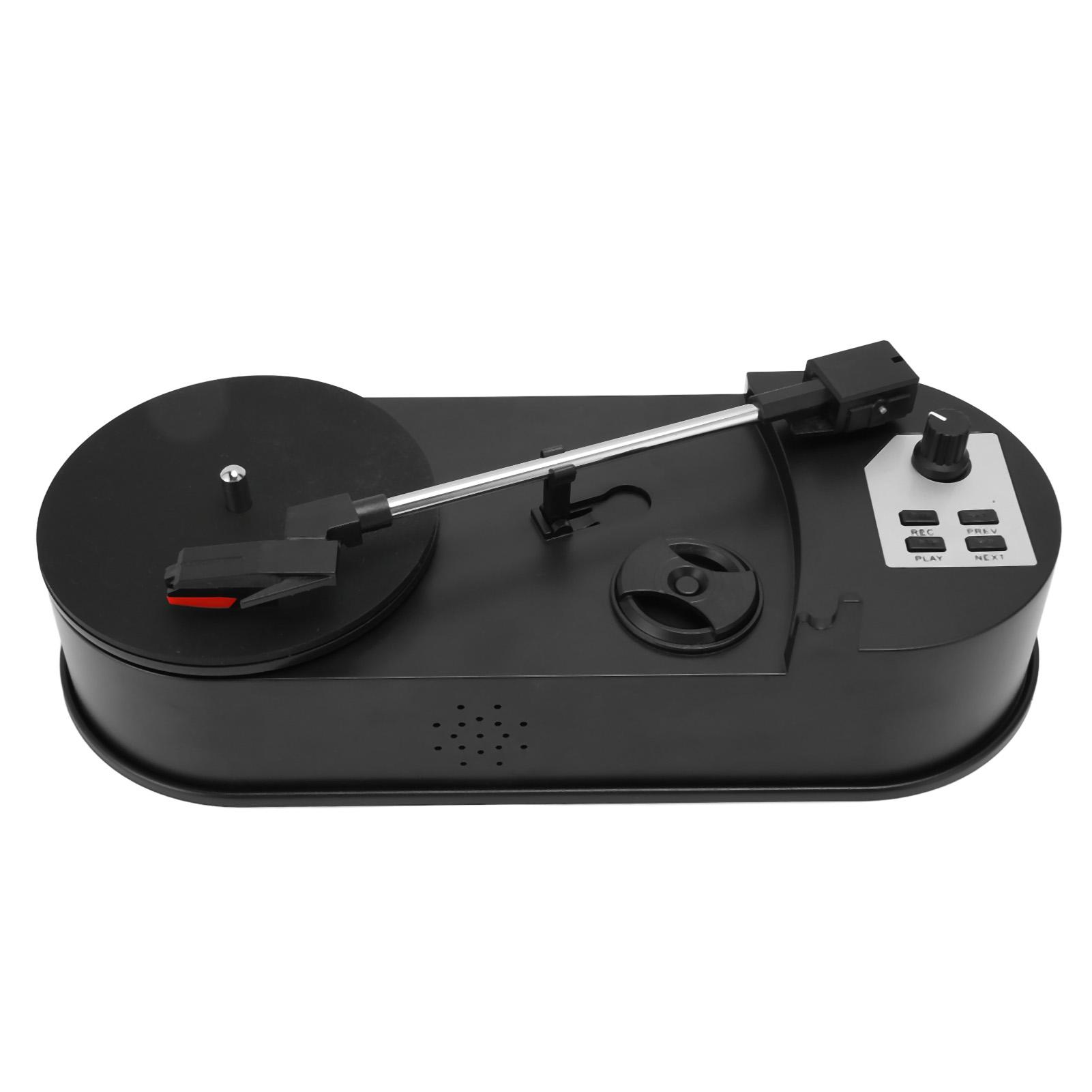 

Проигрыватель виниловых пластинок Мини Портативный USB в MP3 Конвертер Поддержка 33 45 об/мин Винтажный Проигрыватель с 3,5 мм Стереовыходом