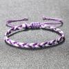 30 Hand-knitted Bracelets & Bangles for Women Men Mulitcolor Wax Line Braided Wristband Yoga Charm Jewelry Gift Adjustable