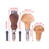 Jewelry Craft Handle Pin Vise Vice Wooden Handle With Chuck Wrapping Drill Tool