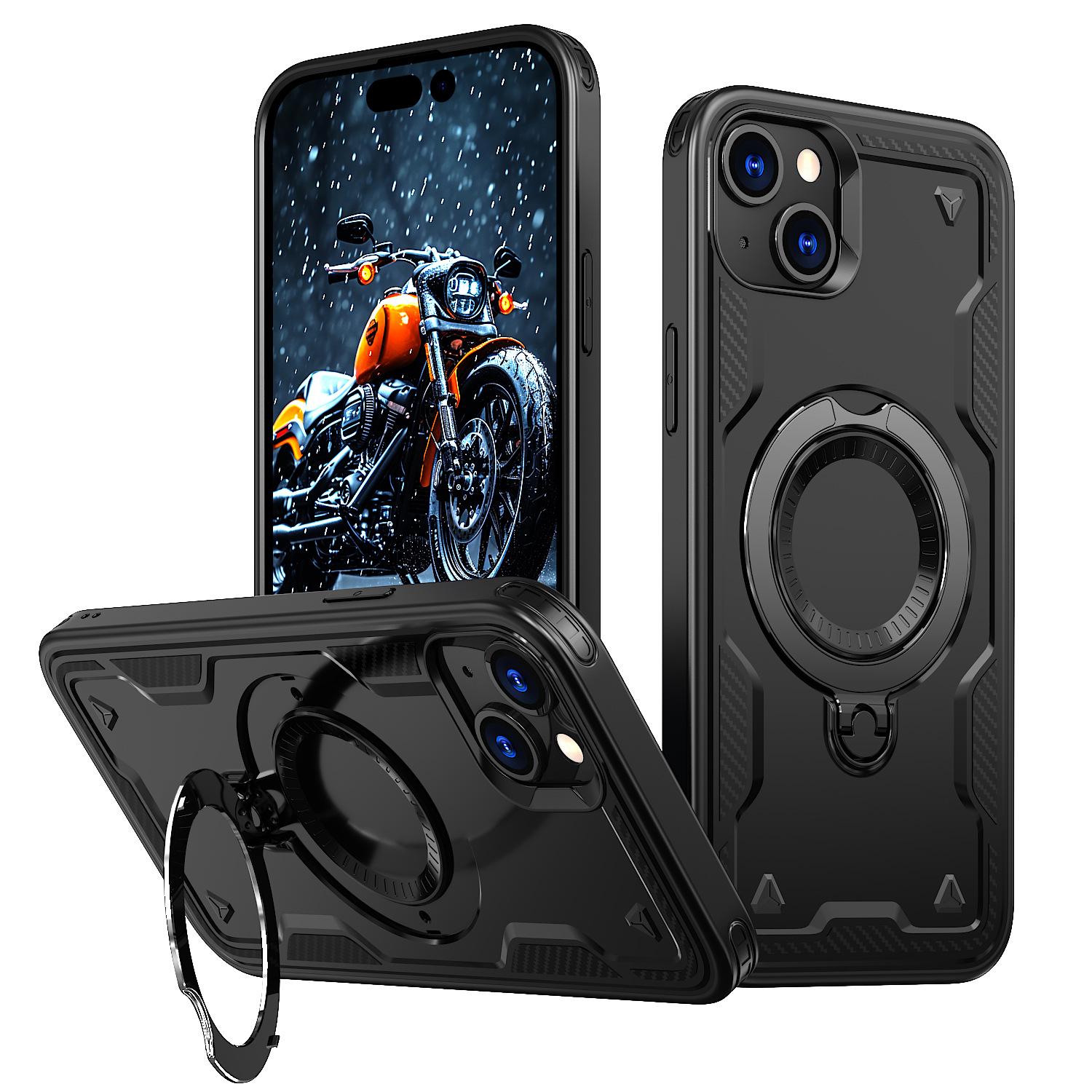 Cross-border cross-border application Apple 15 mobile phone case bracket all-inclusive two-in-one anti-drop iphone17pm mobile phone case iphone15