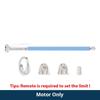 Zemismart Matter Thread Rechargeable Electric Roller Blinds Motor for 17 25 28mm Tube Support Homekit Smartthings Google Home