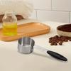 Stainless Steel Measuring Spoon Round Shape Coffee Scoops Food Grade Powder Spoon  Teas