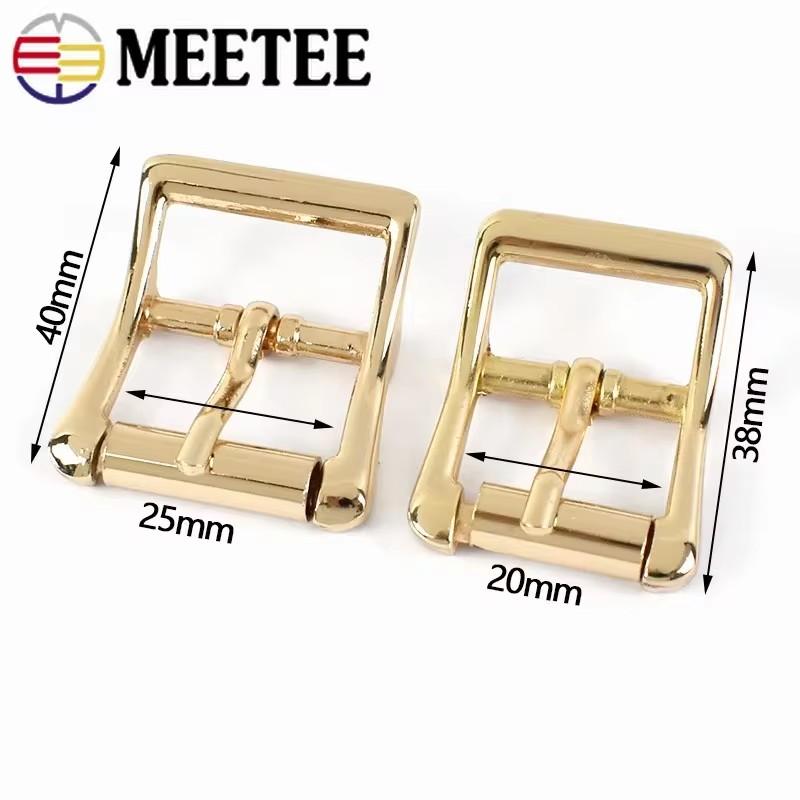 2/5Pcs 20/25/32mm Metal Belt Buckles Single Pin Buckle for Backpack Strap Dog Collar Adjuster Clasp Hook Leather Bag Accessories