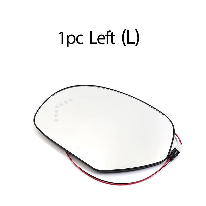 Left Right Door Side Heated Wing Mirror Glass Rearview Rearview Plate for GMC Yukon XL Sierra 1500 2500 3500