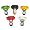 Universal Spray Nozzles Tips Quick Connect /power Washer Spray Nozzle Kit High Pressure Washer Spray Nozzle Car Accessories