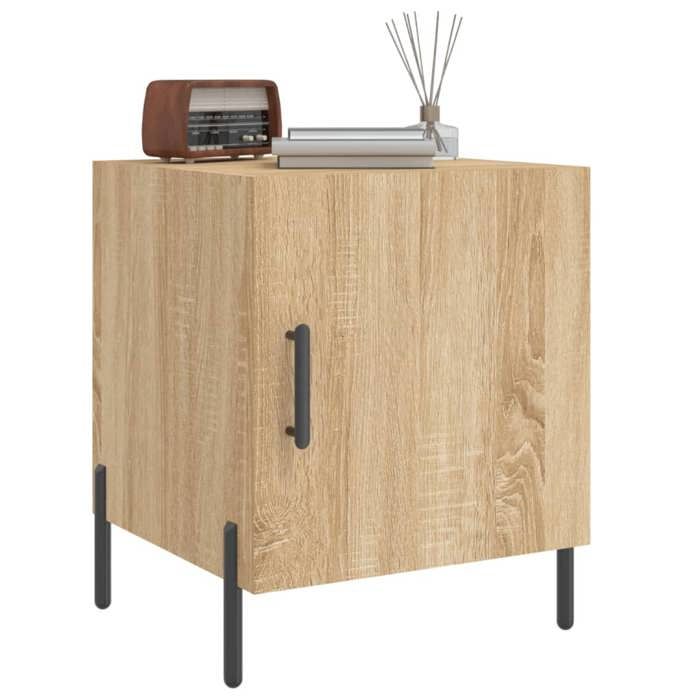Maison Exclusive - Tables de chevet 2 pcs chêne sonoma 40x40x50 cm bois ingénierie