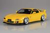 Aoshima Bunka Kyozai The Tuned Car 103 Air Suspension Custom Scale and Rubber Plastic Model (AOSHIMA) No. RX-7 '02 (Mazda) 1/24 PS, ABS,