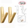 Wall Mounted Coat Rack Hooks With Screws Heavy-Duty Hanging For Kitchen Bathroom Towel Storage Rack Black Metal Clothes Hanger