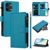 Portemonnaie Hülle für Poco X8 Pro Max 5G - Leder/PU, Blau, Mit Kartenhalter