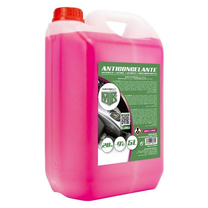 Antigel - MOTORKIT - MOT3537 - Rose - 20% / -9°C - 5L
