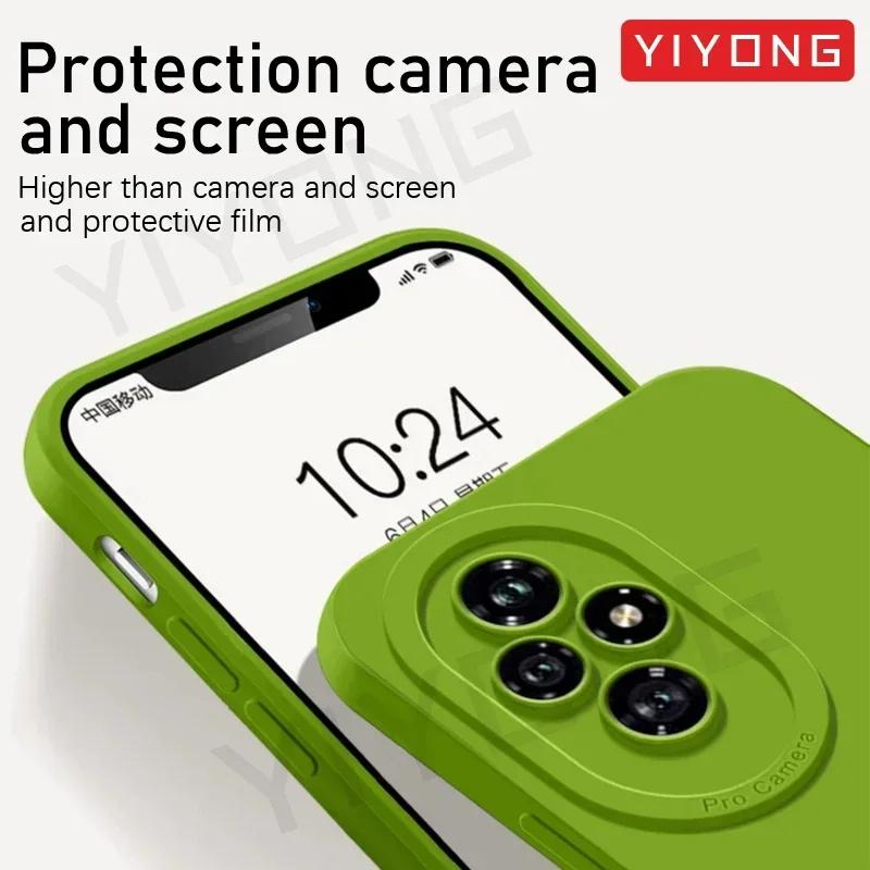 For Honor200 Case Silky Soft Liquid Silicone Cover For Huawei Honor 200 Pro 200Pro 5G Shockproof Phone Cases