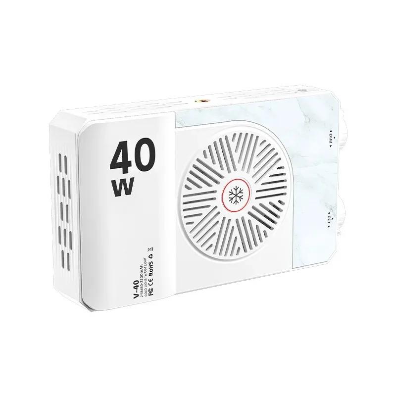 Новые продукты 40 Вт светодиодная камера свет 2500K-9000K двухцветный 4400 мАч видеолампа ручка портативный свет фото свет с