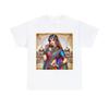 Unisex Erwachsenen T-Shirt Bollywood Schönheit Retro Indisches Grafik-T-Shirt Streetwear