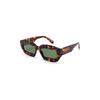 Off White Charlotte Green Oval Unisex Sunglasses Oeri138 6055 54